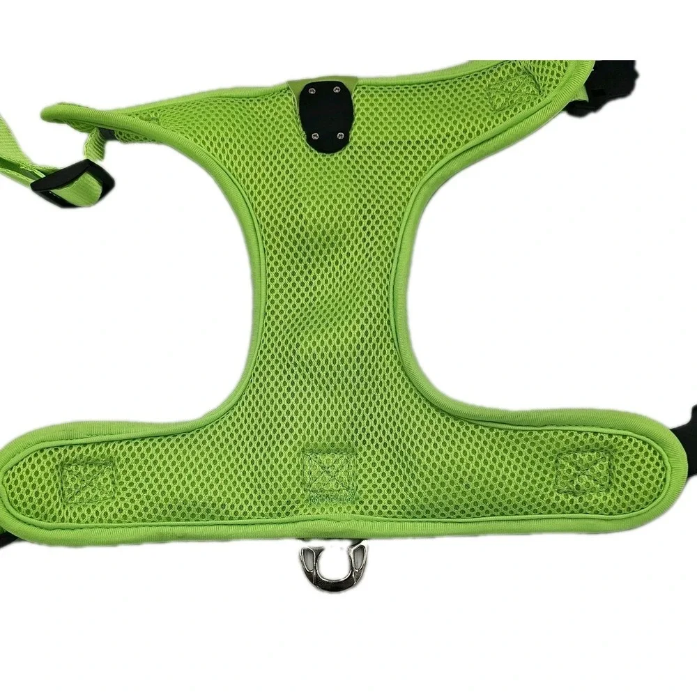 LED Light Up Dog Harness Green 3 Settings Fits Neck 21